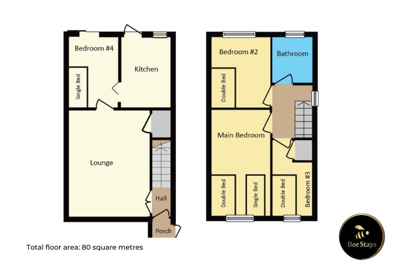 Bee Stays - Maliston House Great Sankey ภายนอก รูปภาพ